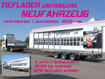  TIEFLADER LINTRAILERS lenka. /verbreiterbar/AZB - Semirimorchio pianale ribassato