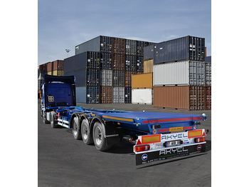 AKYEL TRAILER HIGH CUBE CONTAINER CARRIER SEMI TRAILER - Semirimorchio portacontainer/ Caisse interchangeable