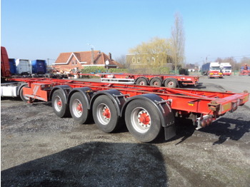 Turbo Hoet Container chassis - 4 axle - Semirimorchio portacontainer/ Caisse interchangeable