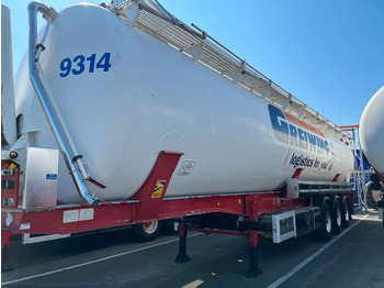 Feldbinder KIP 66 m³  Nur für Lebensmittel  - Semirimorchio silos