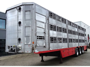 Pezzaioli SBA63 U/ 3 Achsen / LIFTACHSE/Hubdach  - Semirimorchio trasporto bestiame