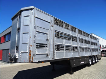 Pezzaioli SBA63 U/ 3 Stock !!! / LIFTACHSE/Hubdach  - Semirimorchio trasporto bestiame