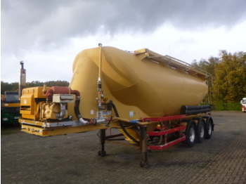 Semirimorchio cisterna per il trasporto di farina Spitzer Powder tank alu 36 m3 / 1 comp + compressor: foto 1