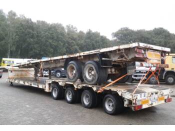 Semirimorchio pianale ribassato Traylona 2-axle platform trailer 39000KG / Extendable 19M: foto 4