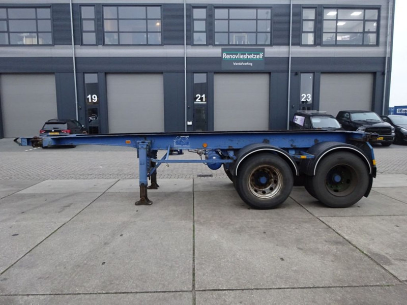 Semirimorchio portacontainer/ Caisse interchangeable Van Hool 20 FT Container Chassis / Steel Suspension / Double Tyres: foto 6