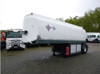 Semirimorchio cisterna per il trasporto di carburanti Wauters Fuel tank alu 22 m3 / 4 comp + pump + counter: foto 1