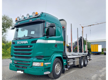 Camion trasporto legname SCANIA R 450