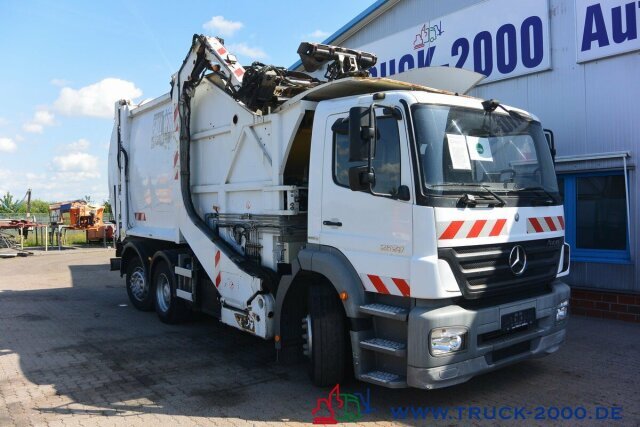 Camion immondizia per il trasporto di rifiuti Mercedes-Benz Axor 2529 Faun Überkopf Frontlader 25 m³ 1.Hand: foto 14