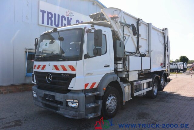 Camion immondizia per il trasporto di rifiuti Mercedes-Benz Axor 2529 Faun Überkopf Frontlader 25 m³ 1.Hand: foto 12