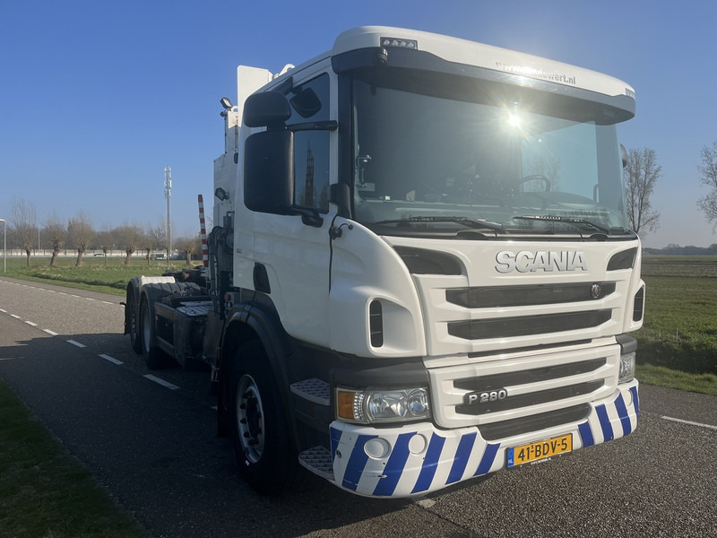Camion immondizia Scania P280 6x2 stuur/lift as 120dkm EURO6 pers / vuilnis wagen / Garbage Truck APK 2-2025: foto 2
