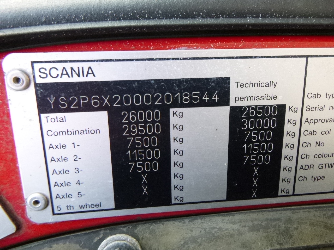 Autopompa Scania P310 6x2 RHD fire truck + pump, ladder & manlift: foto 43