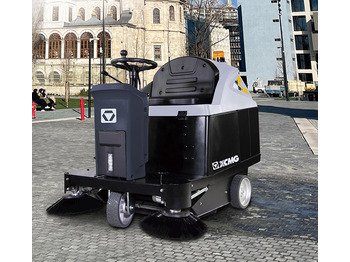 XCMG Official XGHD100 Ride on Sweeper and Scrubber Floor Sweeper Machine - Spazzatrice industriale: foto 2