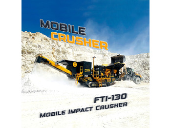FABO FTI-130 MOBILE IMPACT CRUSHER 400-500 TPH | AVAILABLE IN STOCK - Frantoio mobile: foto 1