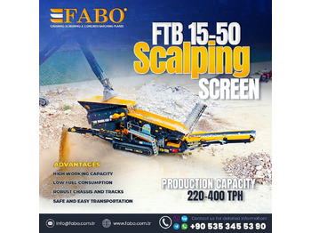 FABO FTB-1550 MOBILE SCALPING SCREEN - Frantoio mobile: foto 1