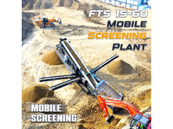 FABO FTS 15-60 MOBILE SCREENING PLANT 500-600 TPH | Ready in Stock - Frantoio mobile: foto 1