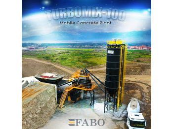 FABO TURBOMIX-100 Mobile Concrete Batching Plant [ Copy ] - Impianto di calcestruzzo: foto 1