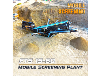 FABO FTS 15-60 MOBILE SCREENING PLANT 150-220 TPH | AVAILABLE IN STOCK - Frantoio mobile: foto 1