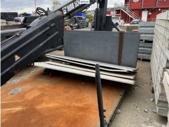 krokløftkasse m/ HIAB kran - Cassone scarrabile: foto 4