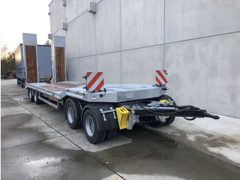 Rimorchio pianale ribassato Möslein  neuer 4 Achs Tieflader hydraulischen Rampen: foto 3
