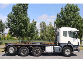 Autocarro scarrabile Scania P124-420 | 8X4 | HOOKLIFT | MANUAL | BIG AXLES | EURO 3: foto 4