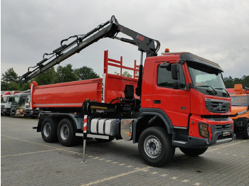 Autocarro ribaltabile, Camion con gru Volvo FMX 410 6x4 13L HDS Radiowy Hydroburta: foto 4