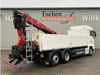 Autocarro con pianale/ Cassone fisso, Camion con gru MAN TGX 26.500 6x2-4 LL / HMF 2110 L-MC Kran: foto 5 Autocarro con pianale/ Cassone fisso, Camion con gru MAN TGX 26.500 6x2-4 LL / HMF 2110 L-MC Kran: foto 5