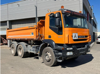 Autocarro ribaltabile Iveco TRACKER AD260T50 6x4 3-Achs Kipper Schalter, Bla: foto 2