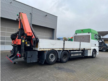 Autocarro con pianale/ Cassone fisso, Camion con gru MAN TG-X 26.480 6x2 Pritsche Heckkran Palfinger 2400: foto 4