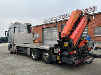 Autocarro con pianale/ Cassone fisso, Camion con gru Mercedes-Benz Actros 2541 Pritsche Heckkran Palfinger PK 34002: foto 3