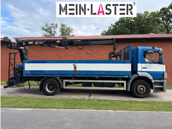 Autocarro con pianale/ Cassone fisso, Camion con gru Mercedes-Benz 1823 Atego Atlas 105.2 1.Hand nur 226.000 km: foto 3