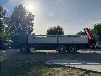 Autocarro con pianale/ Cassone fisso, Camion con gru MAN 26.403 6x4: foto 4