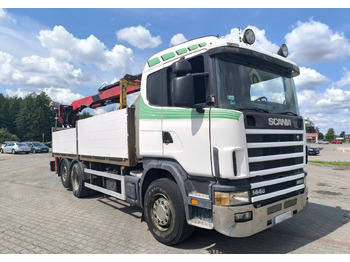 Autocarro con pianale/ Cassone fisso SCANIA 144