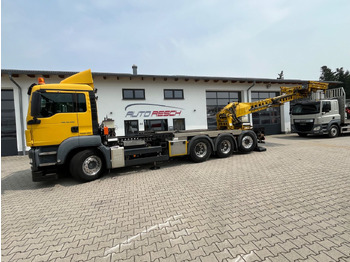 Camion con gru MAN TGS 35.480 8x4-4BL  Deuringer Garagentransporter: foto 4