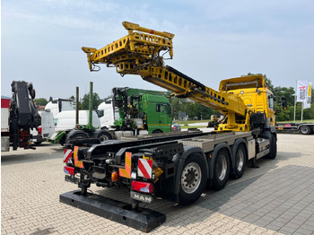 Camion con gru MAN TGS 35.480 8x4-4BL  Deuringer Garagentransporter: foto 5