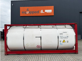 Serbatoio di stoccaggio per il trasporto di prodotti chimici CIMC 20FT ISO, 25.080L / 1-COMP / 3 BAFFELS / T12 / 4 manholes / ADR valid until 02/2027: foto 2 Serbatoio di stoccaggio per il trasporto di prodotti chimici CIMC 20FT ISO, 25.080L / 1-COMP / 3 BAFFELS / T12 / 4 manholes / ADR valid until 02/2027: foto 2