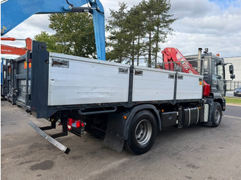 Autocarro ribaltabile, Camion con gru MAN TGA 18.350 4x2 TIPPER + CRANE HMF 1110 K2 + ROTATOR - STEEL SPRING / BLATT / BALLESTAS / LAMES - BE TRUCK: foto 5
