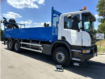 Autocarro con pianale/ Cassone fisso SCANIA P 410