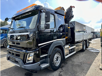Autocarro con pianale/ Cassone fisso, Camion con gru Volvo FMX 370 6x2 PRITSCHE 6M35 + KRAN EFFER 215/6S -*127.000km* - LIFT AXLE - DOUBLE WHEELS - I SHIFT - EURO 6 - BE PAPERS: foto 4