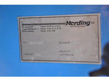 Perforatrice Diversen Dust collector HERDING HY A 10/S: foto 5