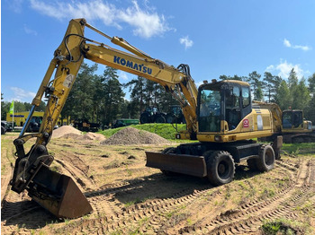Escavatore gommato KOMATSU PW160