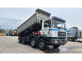 Autocarro ribaltabile MAN 41.414 (6 CYLINDER / STEEL SUSP. / LAMES / BIG AXLE / GRAND PONT): foto 3