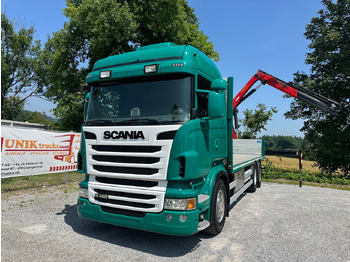 Autocarro con pianale/ Cassone fisso SCANIA R 480