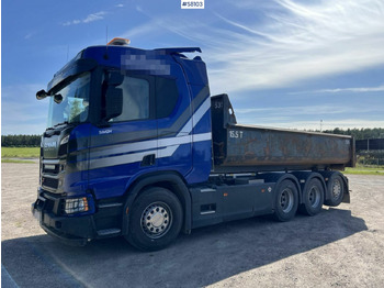 Autocarro scarrabile Hook truck, Scania R580, Joab L27 Hook: foto 2