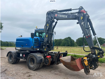 Escavatore gommato Terex TW 110 Railway machine (VIDEO): foto 2