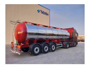 Semirimorchio cisterna per il trasporto di prodotti chimici nuovo SERIN Stainless Steel Tanker 32 m³: foto 3