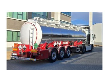 Semirimorchio cisterna per il trasporto di prodotti chimici nuovo SERIN Stainless Steel Tanker 32 m³: foto 5