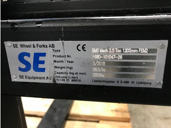 Forche per Macchina da cantiere Pallgafflar 2,5 ton SMS / Trima SE: foto 5
