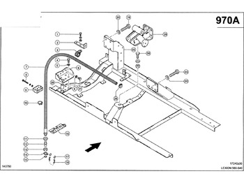 Supporto motore CLAAS