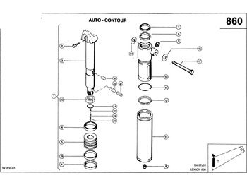 Cilindro idraulico CLAAS