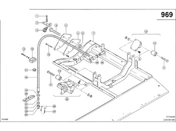 Supporto motore CLAAS